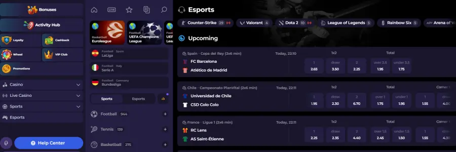 Bettyspin betting
